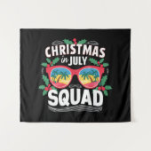 Weihnachten im Juli Squad Sonnenbrille Summer Beac Wandteppich (Vorderseite (Horizontal))