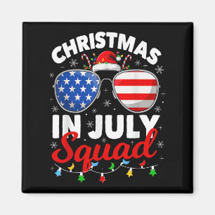 Weihnachten im Juli Squad Summer Beach Hawaii Magnet