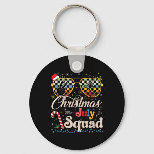 Weihnachten im Juli Squad Sungles Summer Beach Fun Schlüsselanhänger