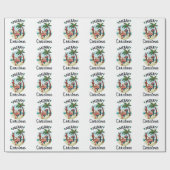 Weihnachten im Juli Square Sticker Postkarte Geschenkpapier (Flach)