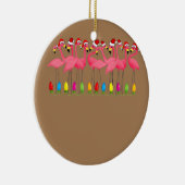Weihnachten im Juli Strand Flamingo Kreuzfahrt Url Keramik Ornament (Rechts)