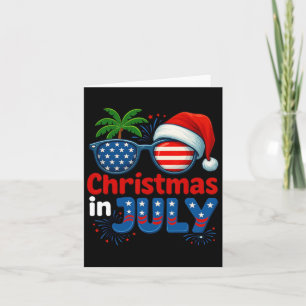 Weihnachten im Juli Summer Beach Hawaii Santa Usa  Karte