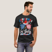 Weihnachten im Juli Summer Beach Hawaii Santa Usa T-Shirt (Vorne ganz)