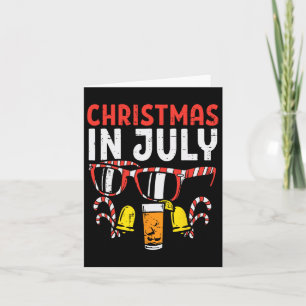 Weihnachten im Juli Sungles trinken Sommer Weihnac Karte