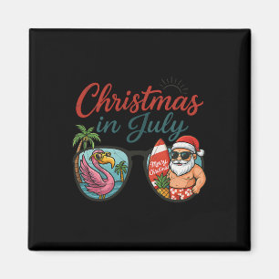 Weihnachten im Juli Sungles Weihnachtsmann Flaming Magnet