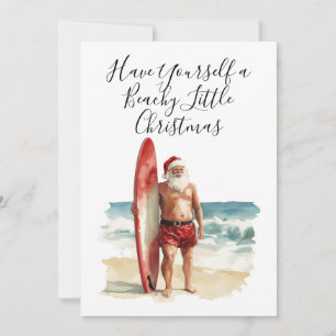 Weihnachten im Juli Surfender Weihnachtsmann - Gru