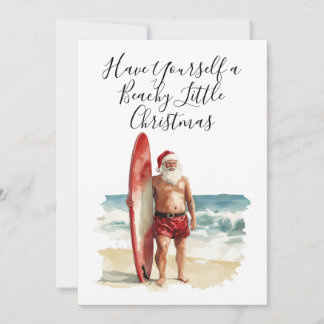 Weihnachten im Juli Surfender Weihnachtsmann - Gru