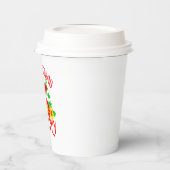 Weihnachten im Juli Surfer Party Pappbecher (Links)