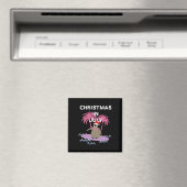 Weihnachten im Juli Surfer Pinguin Magnet (In Situ (Geschirrspüler))