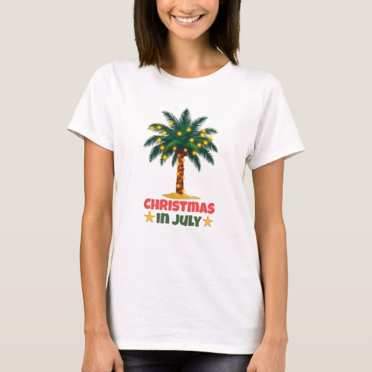 Weihnachten im Juli T-Shirt (Vorderseite)