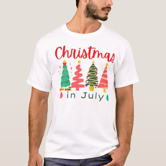 Weihnachten im Juli T-Shirt (Vorderseite)