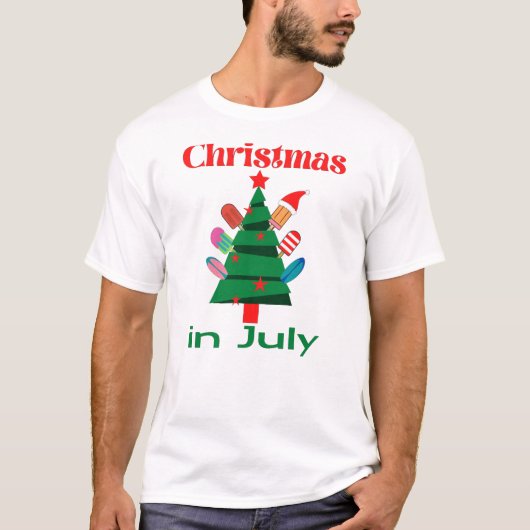 Weihnachten im Juli T-Shirt (Vorderseite)