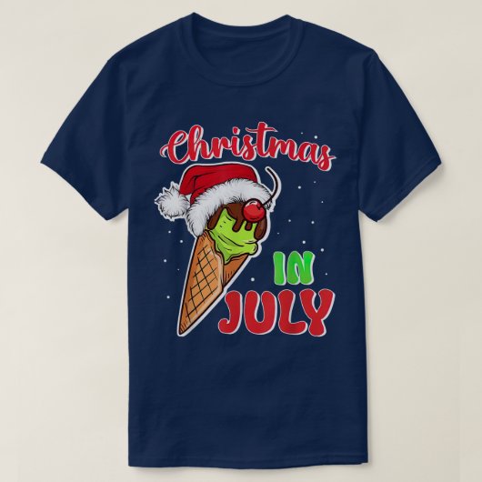 Weihnachten im Juli T - Shirt (Design vorne)