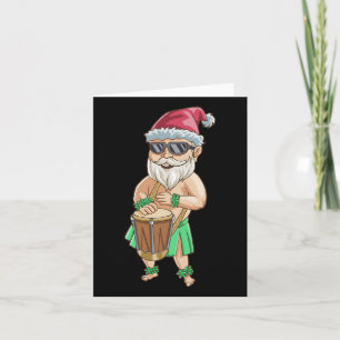Weihnachten im Juli T Shirt Funny Santa Hawaiian S Karte