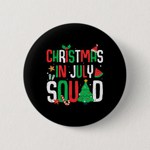 Weihnachten im Juli-Team Lustiger Sommer Strandurl Button