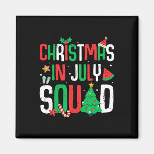 Weihnachten im Juli-Team Lustiger Sommer-Strandurl Magnet