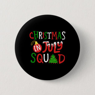 Weihnachten im Juli-Team Lustiges Frohes Xmas Männ Button
