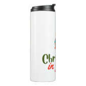 Weihnachten im Juli Thermosbecher (Nach links gedreht)