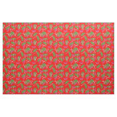 Weihnachten im Juli tropische Candy Canes Muster Stoff (Fat Quarter (45,7 x 55,9 cm))