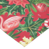 Weihnachten im Juli tropisches Muster Tischdecke (Schrägansicht)