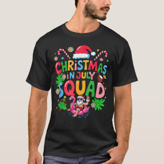 Weihnachten im Juli-Truppe Lustiger Sommerurlaub T-Shirt