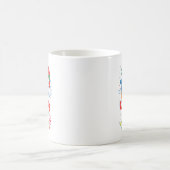 Weihnachten im Juli US-Flagge Summer Beach Hawaii Kaffeetasse (Mittel)