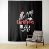 Weihnachten im Juli Wandteppich (Beispiel)