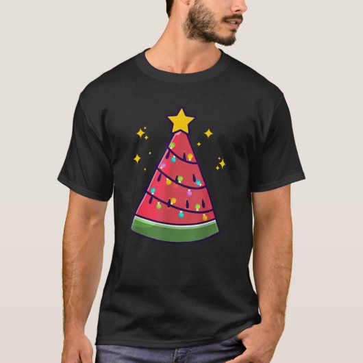 Weihnachten im Juli Wassermelon Sommer Weihnachtsb T-Shirt (Vorderseite)