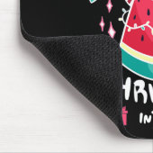Weihnachten im Juli Wassermelone Weihnachtsbaum So Mousepad (Ecke)