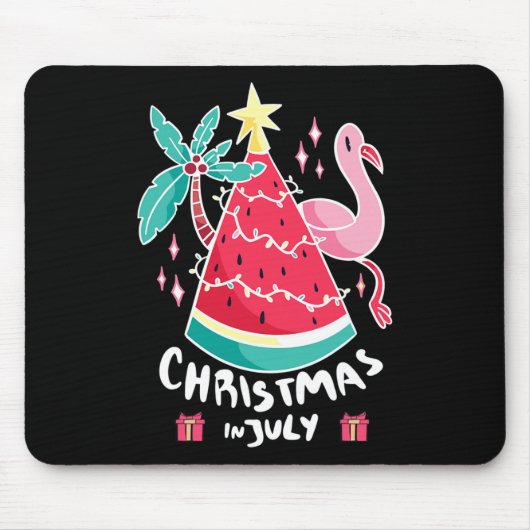 Weihnachten im Juli Wassermelone Weihnachtsbaum So Mousepad (Vorne)