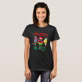 Weihnachten im Juli Watermelon Ice Pop Weihnachten T-Shirt (Vorne ganz)