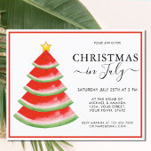 Weihnachten im Juli Watermelon-Party Einladung Flyer