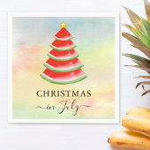 Weihnachten im Juli Watermelon Serviette