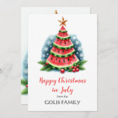 Weihnachten im Juli Watermelon Tree (Vorne/Hinten)
