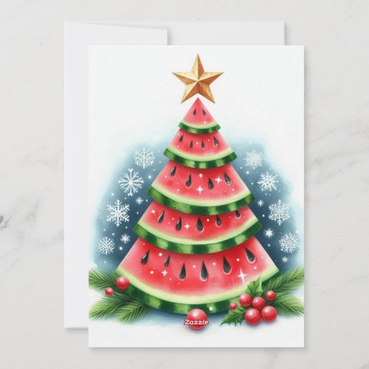 Weihnachten im Juli Watermelon Tree (Rückseite)