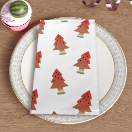 Weihnachten im Juli Watermelon Tree Cloth Napkin Serviette