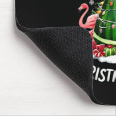Weihnachten im Juli Watermelon Tree Funny Flamingo Mousepad (Ecke)