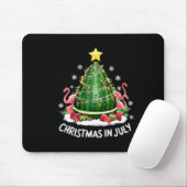 Weihnachten im Juli Watermelon Tree Funny Flamingo Mousepad (Mit Mouse)