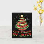 Weihnachten im Juli Watermelon Weihnachten Bäume S Karte (Gelbe Blume)