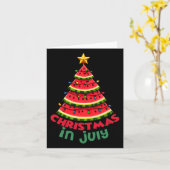 Weihnachten im Juli Watermelon Weihnachten Bäume S Karte (Gelbe Blume)