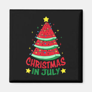 Weihnachten im Juli Watermelon Weihnachten Bäume S Magnet