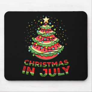 Weihnachten im Juli Watermelon Weihnachten Bäume S Mousepad