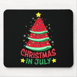 Weihnachten im Juli Watermelon Weihnachten Bäume S Mousepad