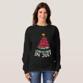 Weihnachten im Juli Watermelon Weihnachten Bäume S Sweatshirt (Vorne ganz)