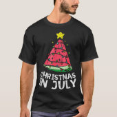 Weihnachten im Juli Watermelon Weihnachten Bäume S T-Shirt (Vorderseite)
