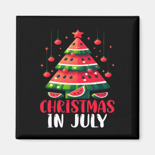 Weihnachten im Juli Watermelon Weihnachten Mägen F Magnet