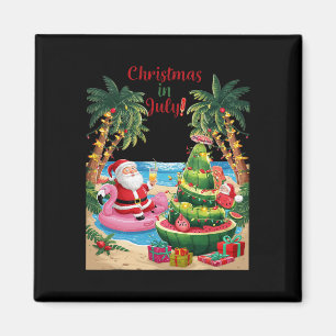Weihnachten im Juli Watermelon Weihnachten Weihnac Magnet