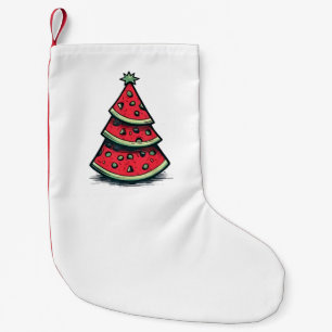 Weihnachten im Juli Watermelon Weihnachtsbaum Kleiner Weihnachtsstrumpf