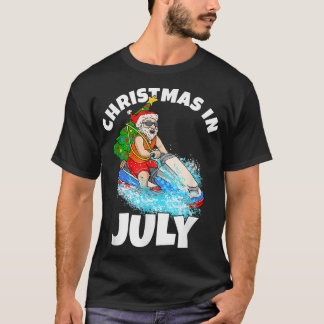 Weihnachten im Juli Weihnachten auf einem Jetski u T-Shirt