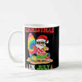 Weihnachten im Juli Weihnachten Gefärbte Krawatte Kaffeetasse (Links)